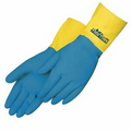 Unsupported Flock Lined Glove W/Neoprene Over Latex